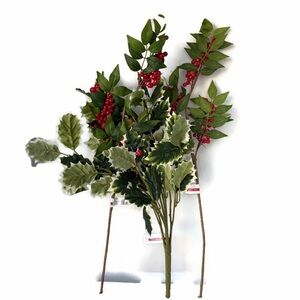 Artificial Greenery with Red Berries